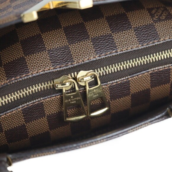 LOUIS VUITTON Brown Damier Leather Shoulder Bag - Picture 7 of 9